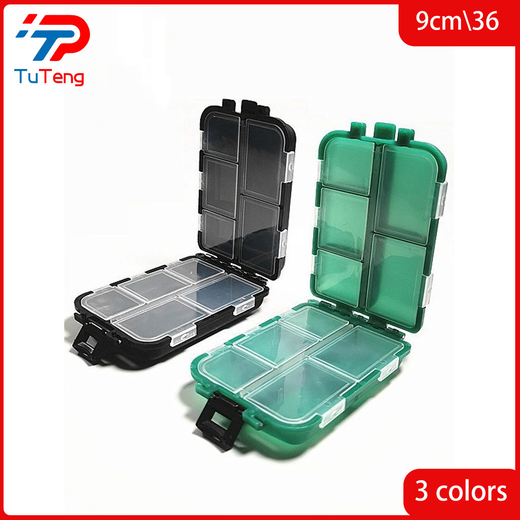 Multifunctional Fishing Storage Box Fishing Gear Accessories 10 Grids Lead Head Fishhook Supplies Storage Box