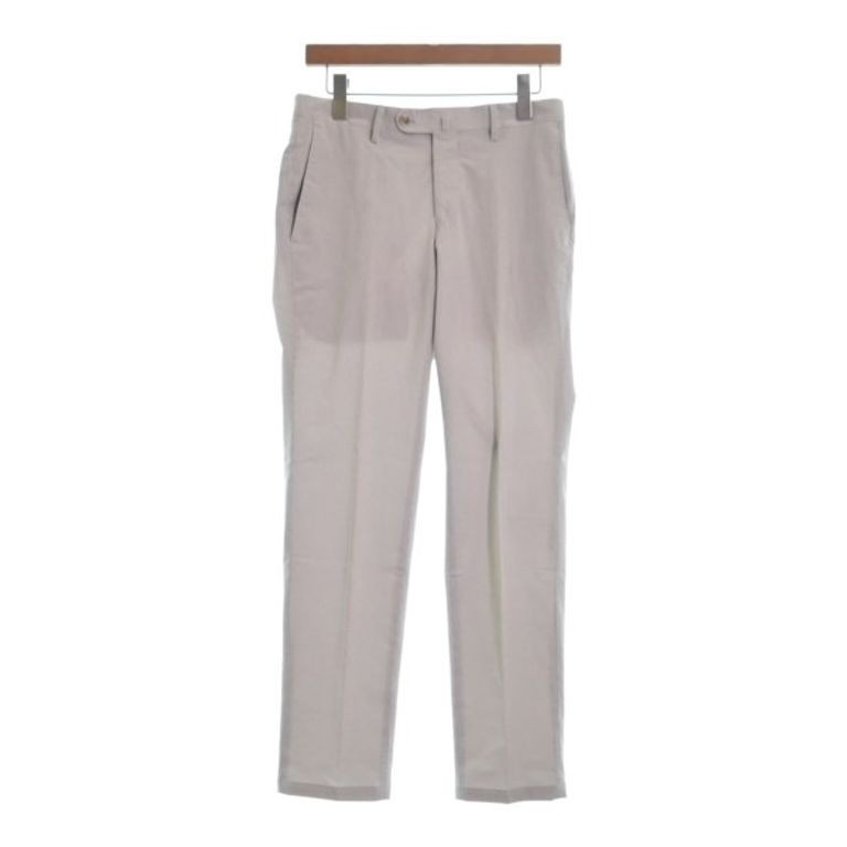 ANTA I Linea Pantaloni On Pants stripe White brown Direct from Japan Secondhand