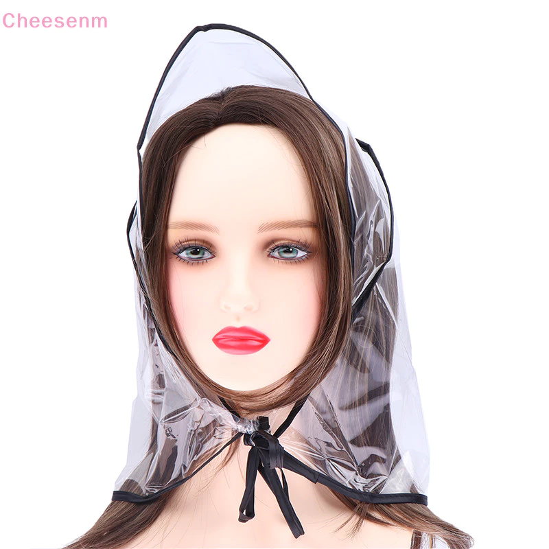 หมวกคลุมผมกันฝนพลาสติก Cheesenm สำหรับผู้หญิง thumbnail 3