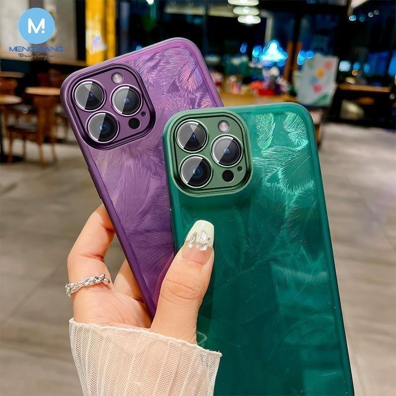 Oppo Reno 11F 11 10 8T 8 8Z 7 7Z 7L PRO PRO + A96 A60 A38 A18 A1 PRO Feather glitter powder anti-col