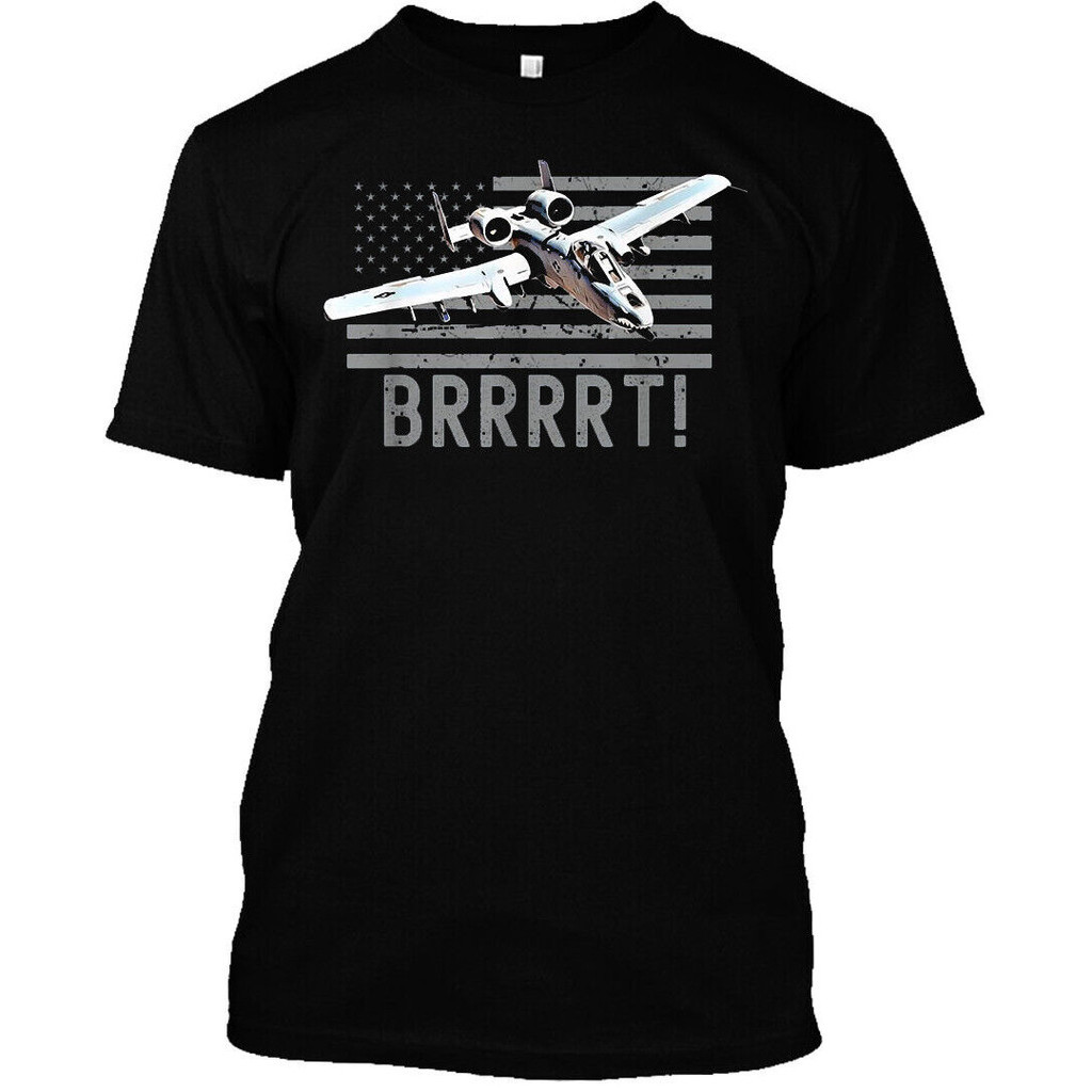 ตลก A10 Thunderbolt Warthog Brrrt Pilot Aviation เสื้อยืด