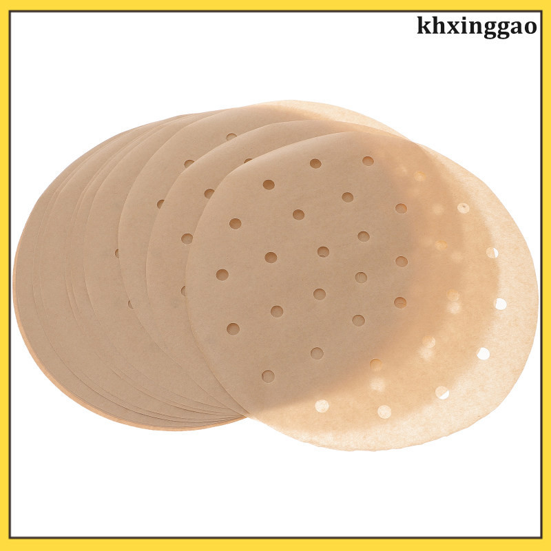 กระดาษซิลิโคน 100 ชิ ้ นซับน ้ ํามัน Oilproof Baking Pastry Air Fryers Non-stick khxinggao