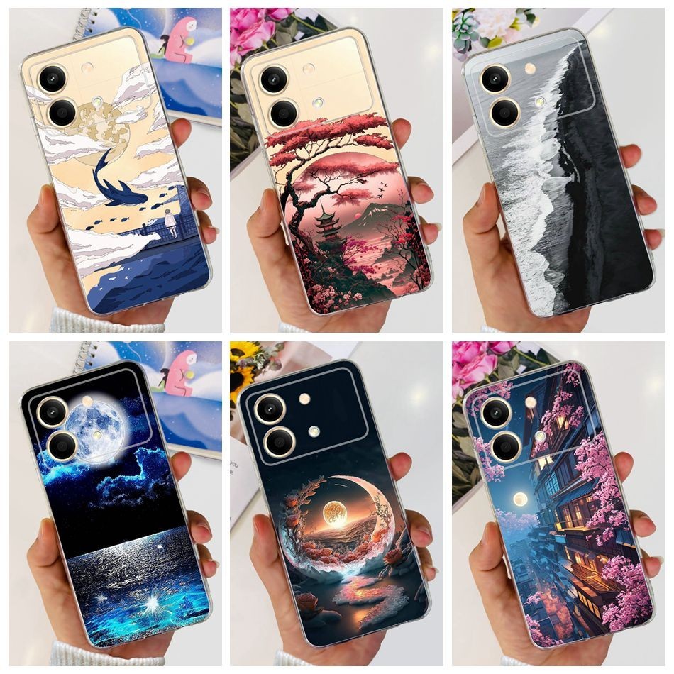 Xiaomi Redmi Note 13 Pro 5G / Redmi Note 13 Pro+ (Note 13 Pro Plus) แฟชั่น Cool ทาสีซิลิโคนอ่อนนุ่ม TPU เคสโทรศัพท์