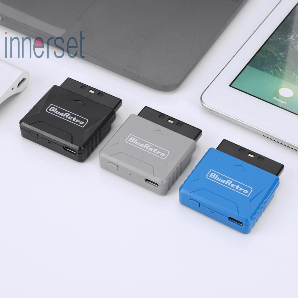 อะแดปเตอร ์ รับสัญญาณคอนโทรลเลอร ์ ไร ้ สายสําหรับ PS2/PS1 คอนโซลสําหรับ 8bitdo/PS4/PS5 [innerset.th ]