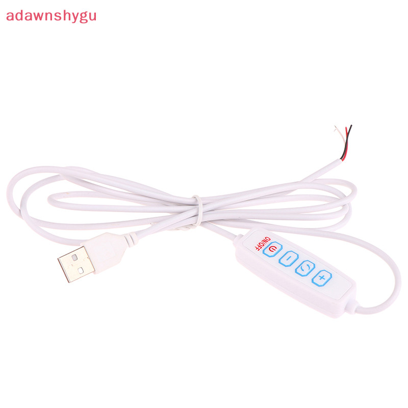 Adagu 1.5M USB 5V LED Tri-สี Dimming สีปุ่มสวิทช์ Dimmer 4-Key Controller 2CH สําหรับแรงดันไฟฟ้าต่ํา LED CCT Bicolor Light TH
