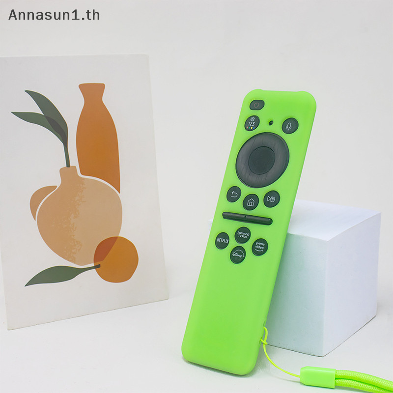 Annasun รีโมทคอนโทรลฝาครอบป้องกันสําหรับ 8K Neo QLED HDR สมาร์ททีวีปลอกซิลิโคนกันกระแทกกันน้ํารีโมทคอนโทรลครอบคลุม TH