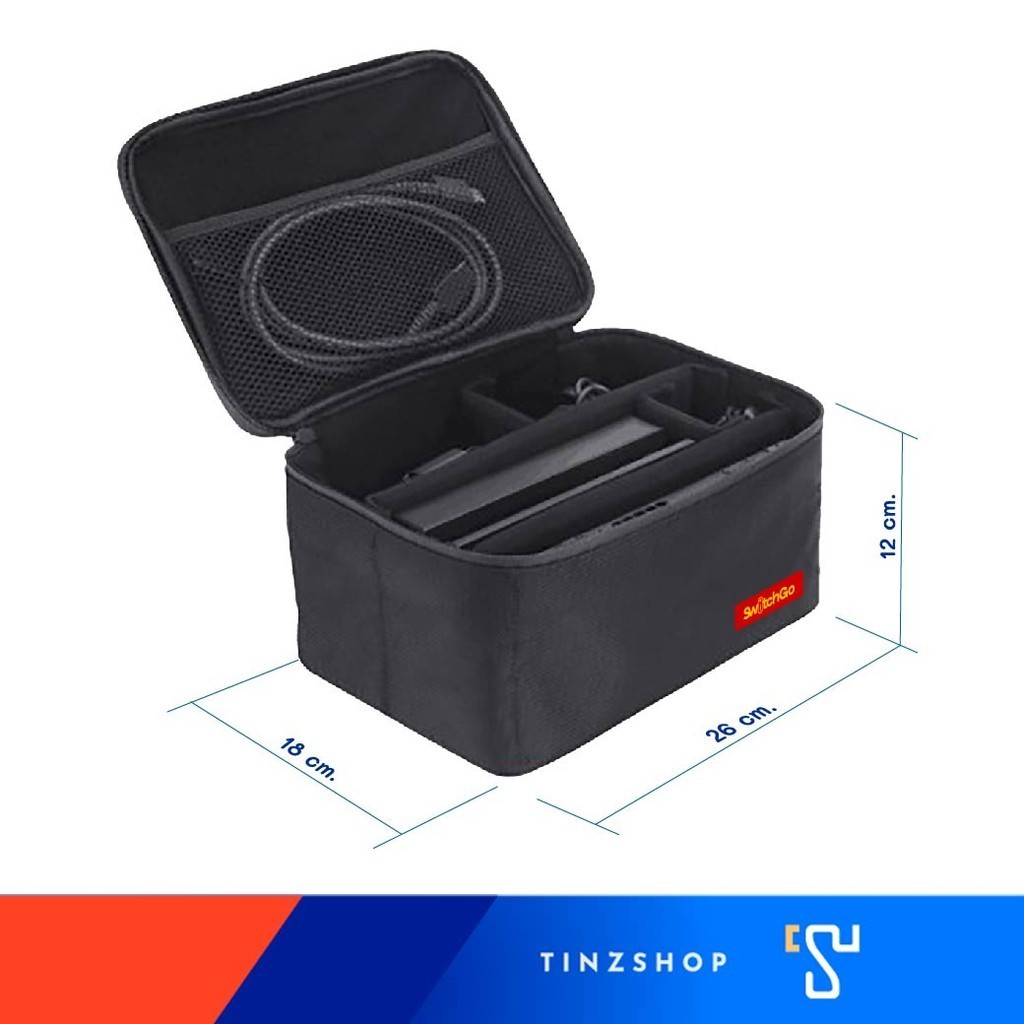 กระเป๋าจัดระเบียบ SwitchGo Storage Travel Case For Nintendo Switch สำหรับเครื่องและอุปกรณ์นินเทนโด้ ปรับได้ตามใจ