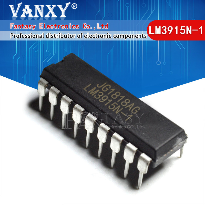 5pcs LM3915N-1 DIP18 LM3915-1 DIP LM3915N LM3915 DIP-18 ใหม่และต้นฉบับ IC ส่วนประกอบอิเล็กทรอนิกส์