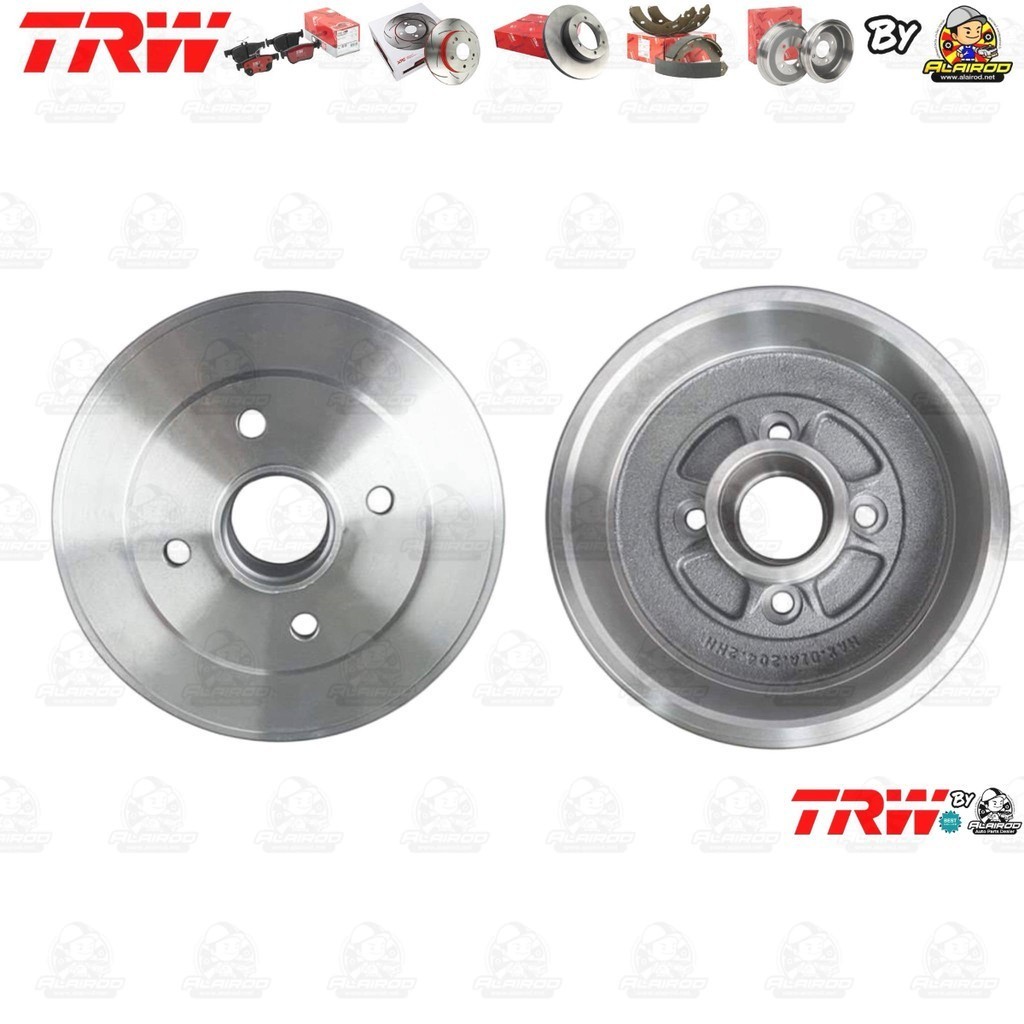 TRW จานดรัมเบรค 1 ใบ จานเบรคหลัง ดรัมเบรคหลัง เหล็กเกรด GG20 DB7026 Toyota Soluna AL50 ปี 1996-2002 ขนาด 206.3 mm