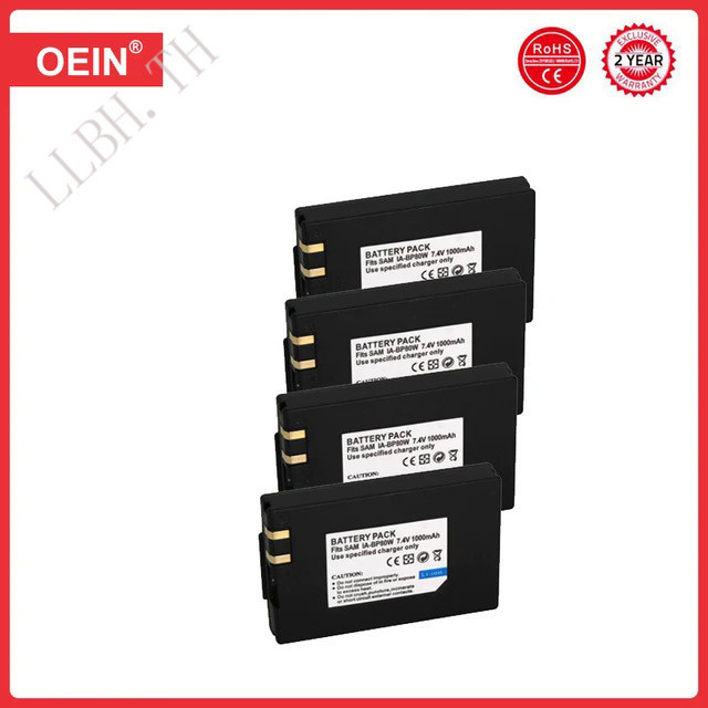 4Pcs 1000mAh IA-BP80W IABP80W BP80W Camera Battery For SAMSUNG SC-D381 SC-D383 SC-D385 SC-DX103 SC-D