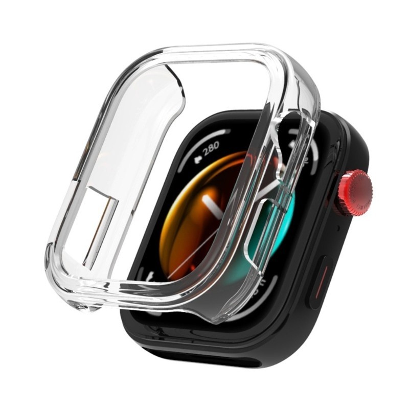 Zzz เคส TPU แบบแข็งสําหรับนาฬิกา Fit 3 ตัวป้องกันฝาครอบกันชนสมาร์ทวอทช์