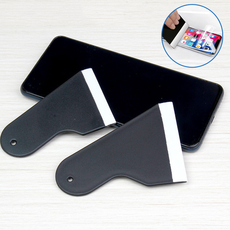 Scraper Hydrogel Film Squeegee Phone Screen Protector Repair Tool De-Bubble Shovel for Watch Tablet