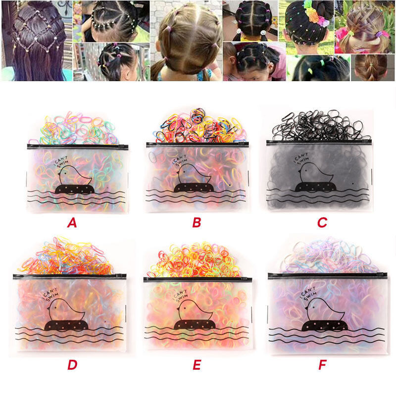 VERNO-Beauty Shop ยางรัดผมผู้หญิงเด็กยางยืด 1 แพ็ค/1000เส้น 1 แพ็ค/2000เส้น  โรงงานขายส่ง - รูปที่ 3