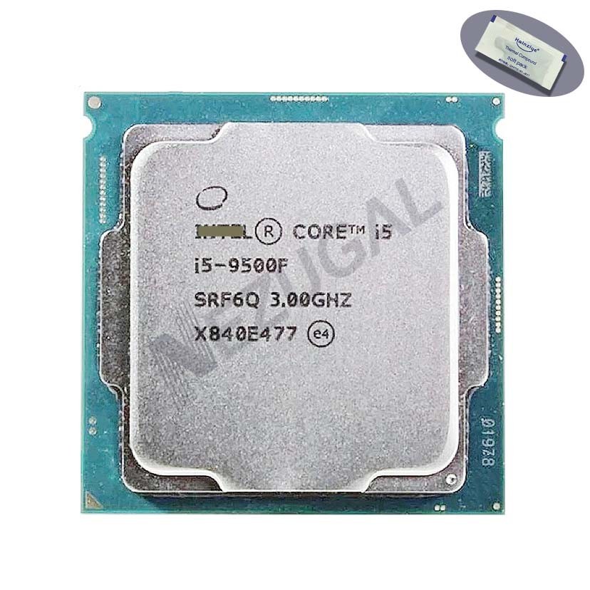 I5-59500F I5 9500F SRG10 SRF6Q 3.00 สูงสุด 4.40 Ghz Six Core 9M 65W LGA1151 โปรเซสเซอร์ CPU