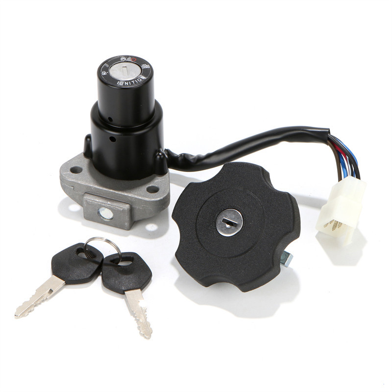 รถจักรยานยนต ์ สวิตช ์ จุดระเบิดล ็ อคชุดกุญแจ Motocross การใช ้ แก ๊ สถังฝาครอบสําหรับ Yamaha RZ125