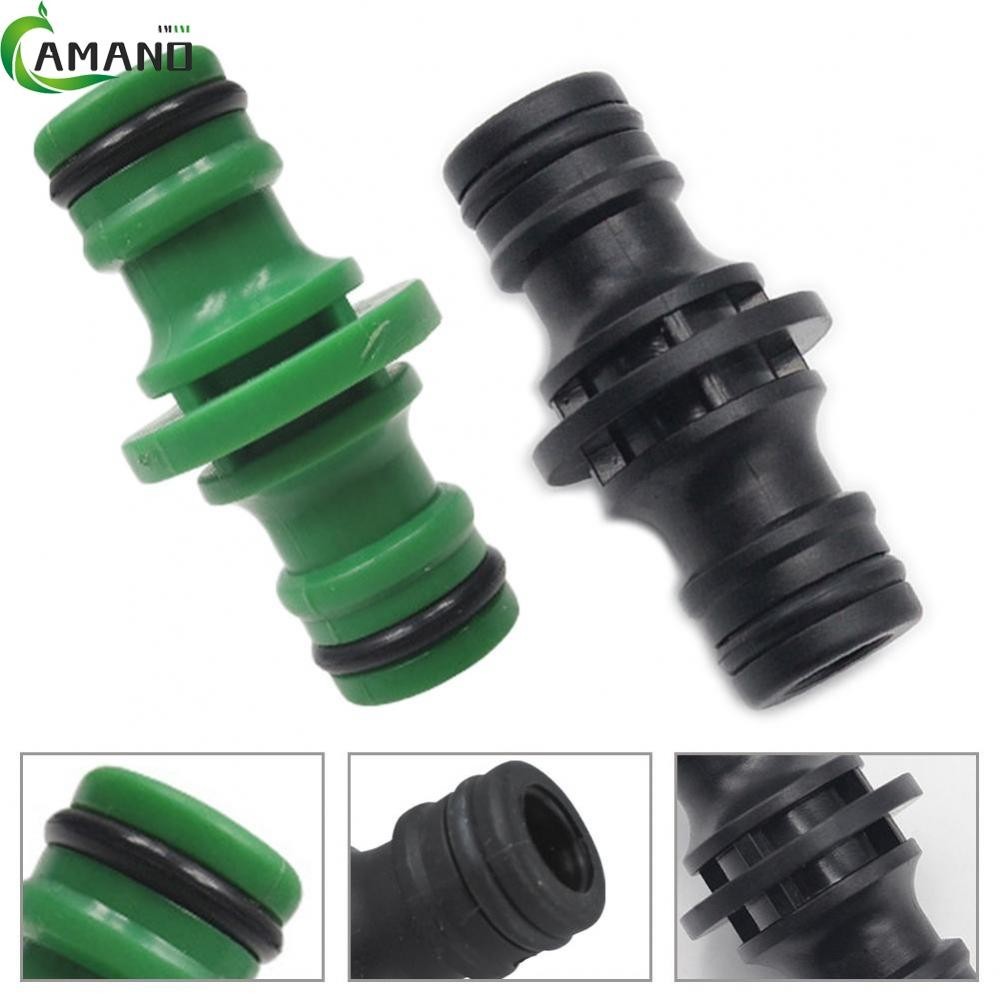 【AMANDA】Versatile ABS Garden Water Pipe Tap Connector Joiner Coupler Hose 1/2 Male Black