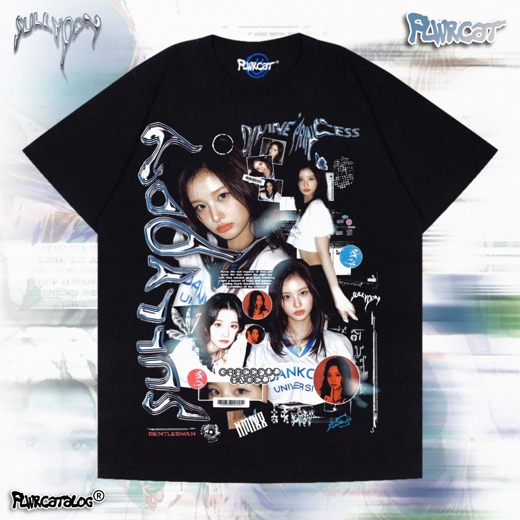 เสื้อยืด NMIXX / SULLYOON / FLWRCAT