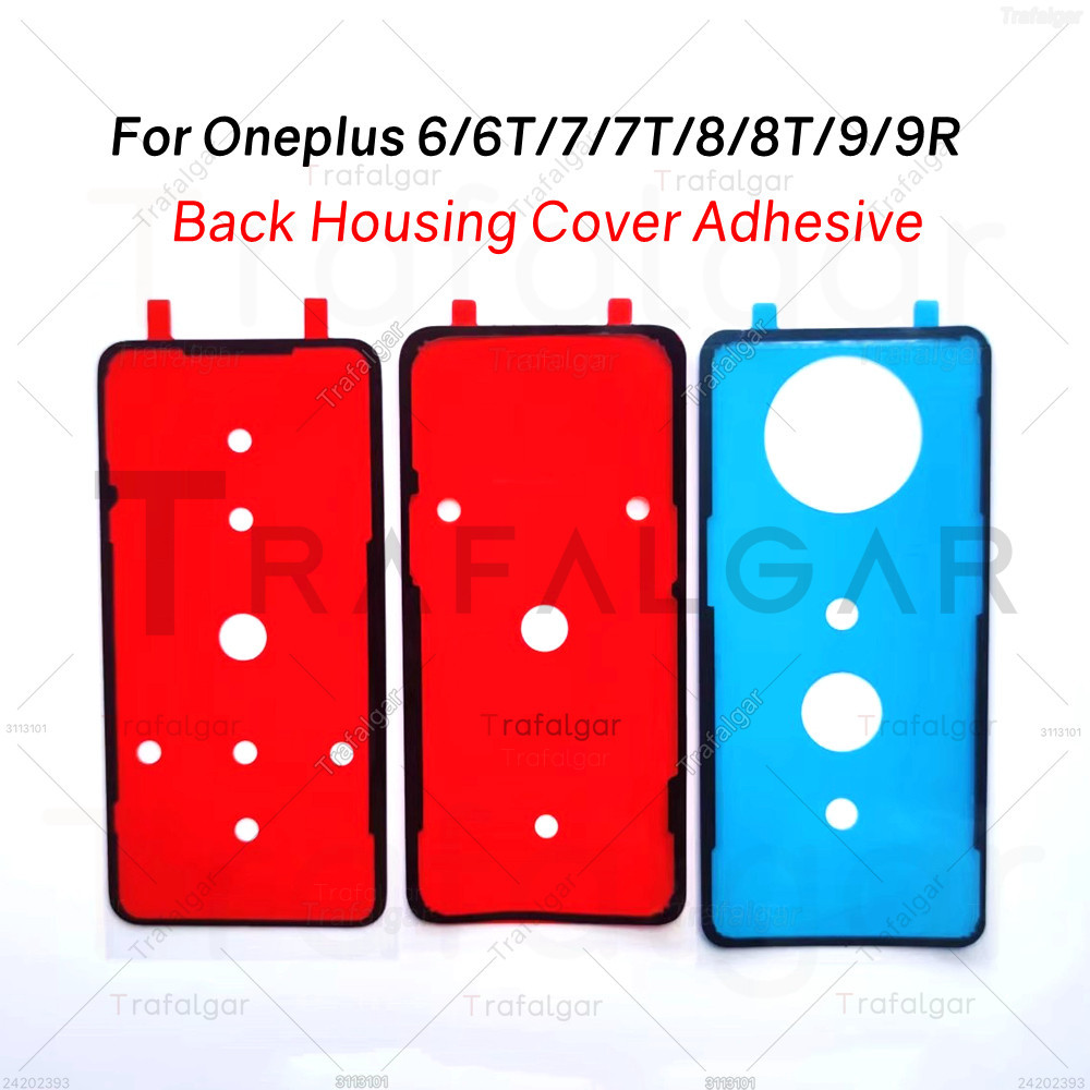 2pcs/lot ด ้ านหลังฝาครอบสติกเกอร ์ กาวสําหรับ Oneplus 6 6T 7 7T 8 8T 9 9R 10 Pro 11 12