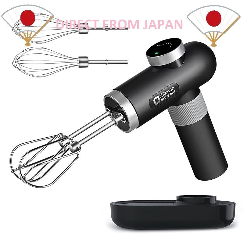 Kitchen in the box Hand Mixer Cordless Mini Whisk 6 Speed ​​Adjustable Rechargeable Multifunction Lightweight Electric (Black) - Direct from Japan
Kitchen in the box Hand Mixer Cordless Mini Whisk 6 Speed ​​Adjustable Rechargeable Multifunction Lightweigh