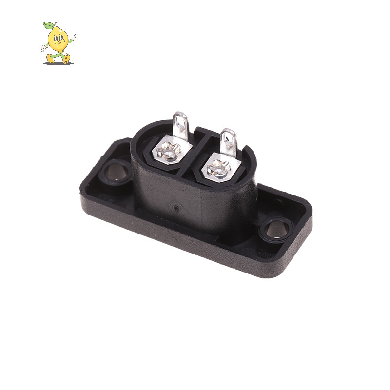 [mozh] C8 ปลั๊กไฟชายปลั๊กหญิงปลั๊กไฟฝังขั้วต่อไฟฟ้า 35 มม.* 15 มม.AC 2.5A 250v 8 รูปปลั๊กซ็อกเก็ต [TH]