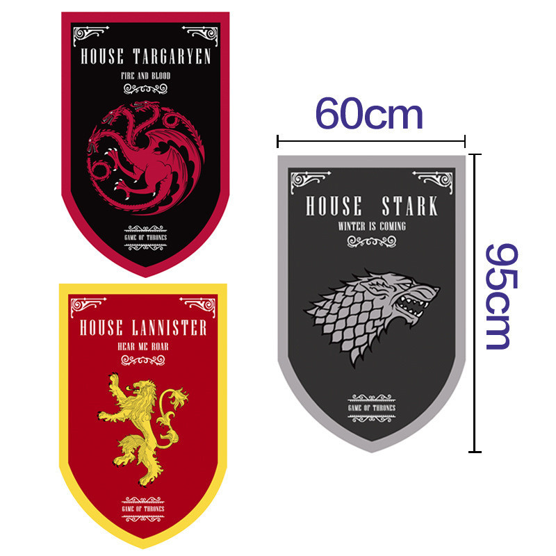 Game of Thrones Flag House Targaryen Wall Decor House of the Dragon Banner Cinema HD พื ้ นหลังตกแต 