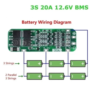 2S/3S/4S/5S/6S/7S 12-60A Standard/Enhanced/Balanced โมดูลชาร์จแบตเตอรี่ BMS 2/3/4-Series 18650 Lithium Battery Protec...