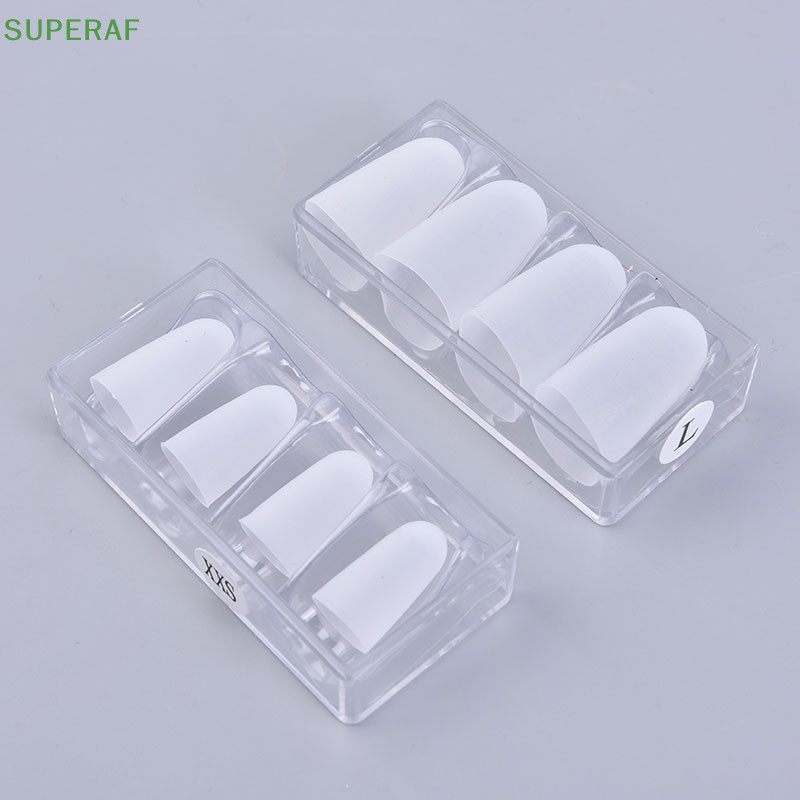 Superaf 4PCS กีตาร์ปลายนิ้ว Protectors ซิลิโคนนิ้วมือสําหรับกีตาร์อุปกรณ์เสริม HOT