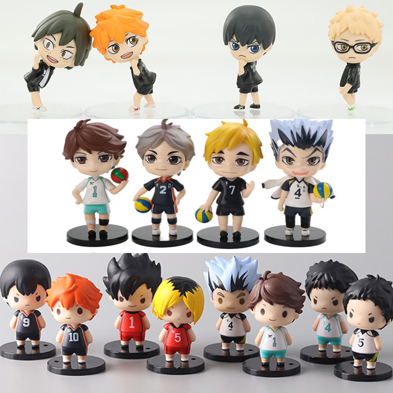 Haikyuu QPosket Action Figure เค้ก Topper & ตกแต่ง Shoyo Hinata Oikawa ของเล่นโมเดล