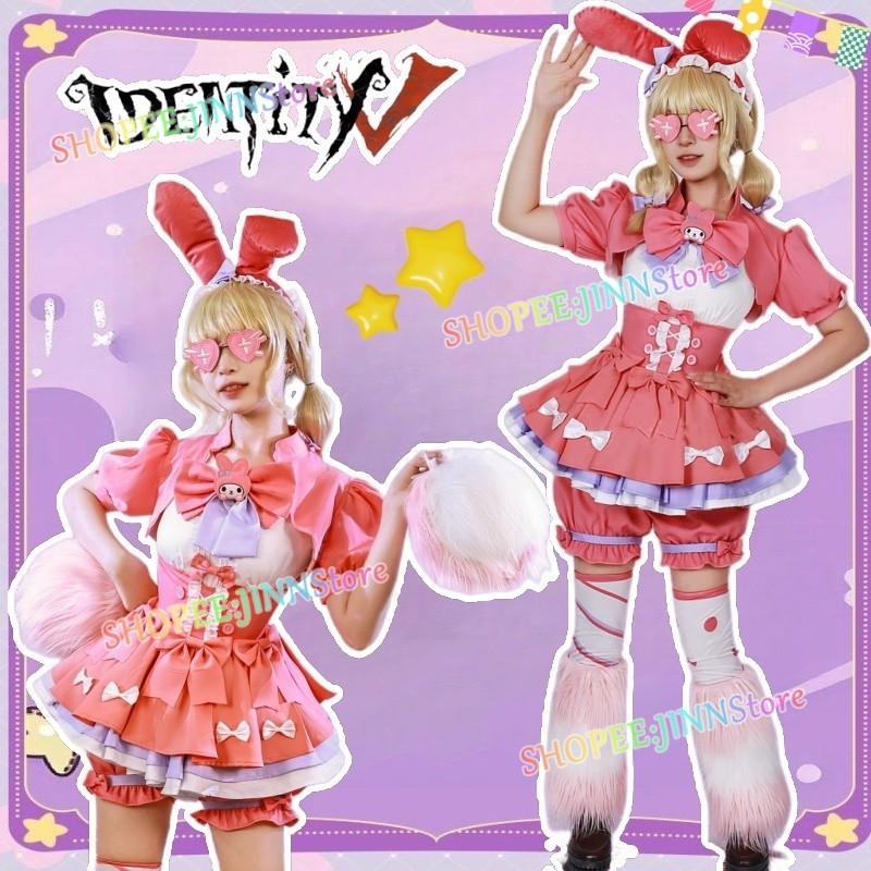- Jinn - XS-3XL IDENTITY V SANRIO คอสเพลย์เครื่องแต่งกายวิกผมชุด EMMA WOODS คอสเพลย์เครื่องแต่งกาย Carnival อะนิเมะปาร์ตี้ชุด
