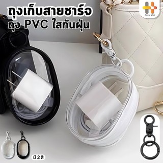 🔥พร้อมส่ง🔥กล่องเก็บสายเคเบิล ถุงป้องกันฝุ่นแบบใส กล่องบรรจุสายข้อมูล แบบพกพา ขนาดเล็ก สําหรับเดินทาง