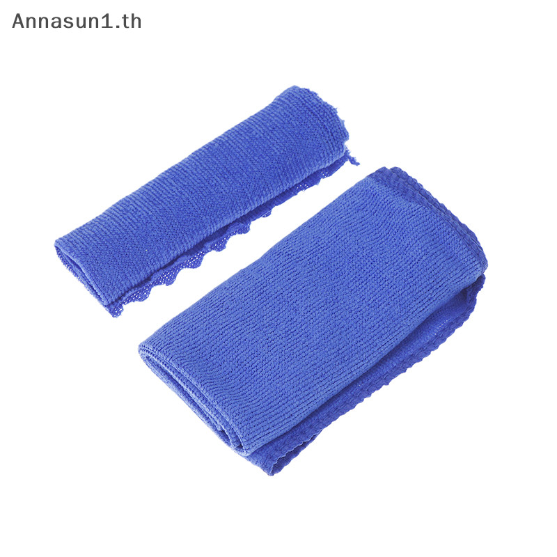 Annasun 1/5PCS Universal Auto Home ซักผ้าผ้าเช็ดตัว Rag ไมโครไฟเบอร์บางรถทําความสะอาดผ้าเช็ดตัวนุ่มผ้า Hemming น้ําดูด Rags TH