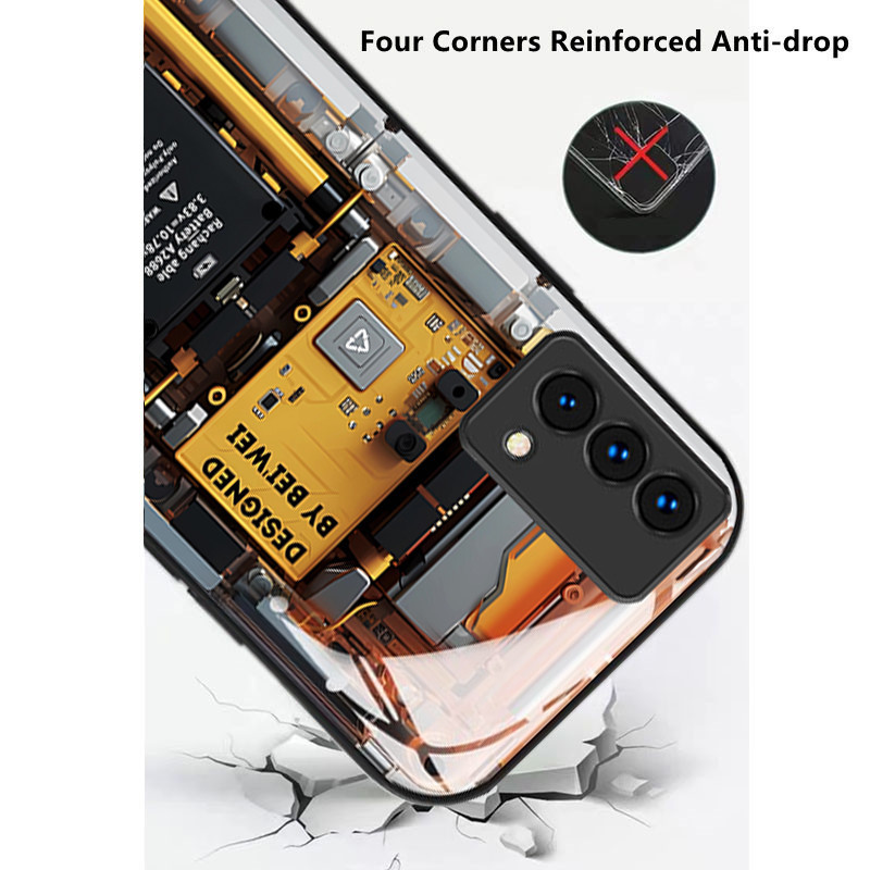 เคส Realme GT Master Edition P3 Ultra เคส Realme P3 GT 6 7 GT6 GT7 6T 7T GT NEO 2 แผงวงจรกระจก PCBA เคสโทรศัพท์กันกระแทกพร้อมตัวป้องกันกล้องเทคโนโลยีความรู้สึกแนวโน้มเย็นฝาครอบโทรศัพท์สําหรับเด็กผู้ชาย - รูปที่ 4