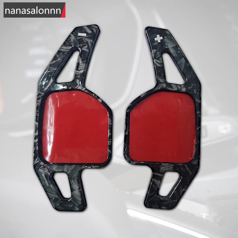 Nanasn| 2 ชิ้นพวงมาลัยรถยนต์พวงมาลัย Paddle ABS Shifter เกียร์ Shift Paddles อุปกรณ์เสริมสําหรับ Aud