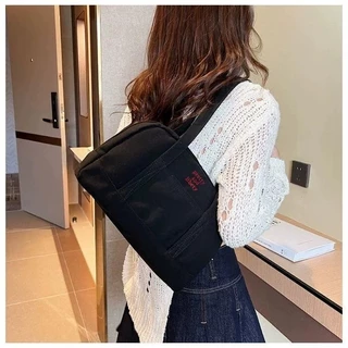 【พร้อมส่ง】miss bag fashion กระเป๋าสะพายข้างผู้หญิง กระเป๋าผ้าใบ สไตล์เกาหลี เรียบง่าย