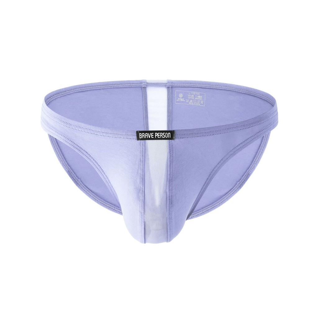 Brave PERSON Low-rise Patchwork Mesh Cut-out Brief