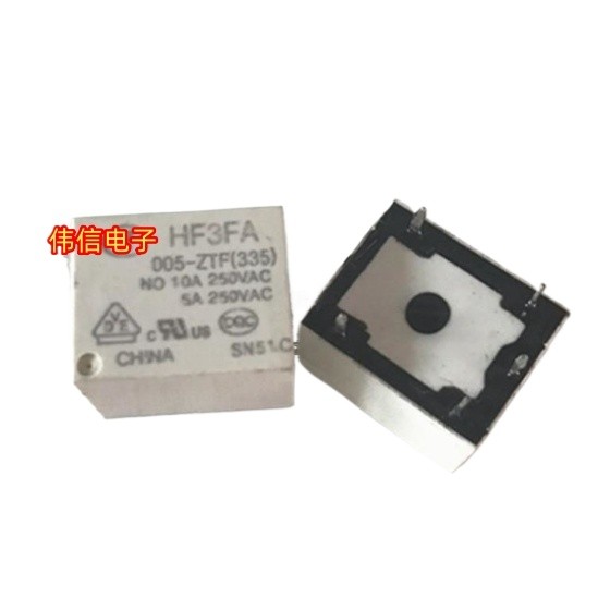 ยี่ห้อใหม่เหมาะสําหรับ HF3FA-012-ZTF รีเลย์ไฟขนาดเล็กเปิดหนึ่งปิด 5 Pins 12VDC 10A คลังสินค้าพร้อม