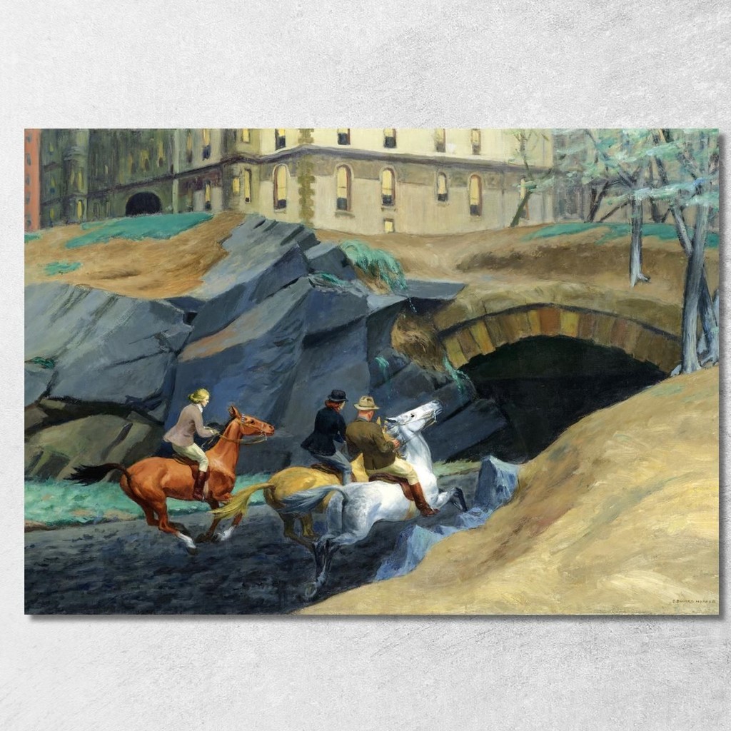 Bridle Path Edward Hopper, eho4 ภาพพิมพ์บนผ้าใบแคนวาส