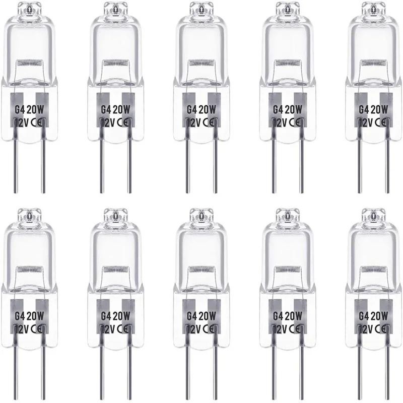 Oeingin Stock10PCS G4 12V 10W 20W Eco หลอดฮาโลเจนหลอดไฟแคปซูลหลอดไฟ LED หลอดฮาโลเจนแทรกลูกปัดโคมไฟคริสตัลขายส่ง ราคา ถูกที่สุด ดีลบีเคเค แกลเลอรีภาพที่ 9