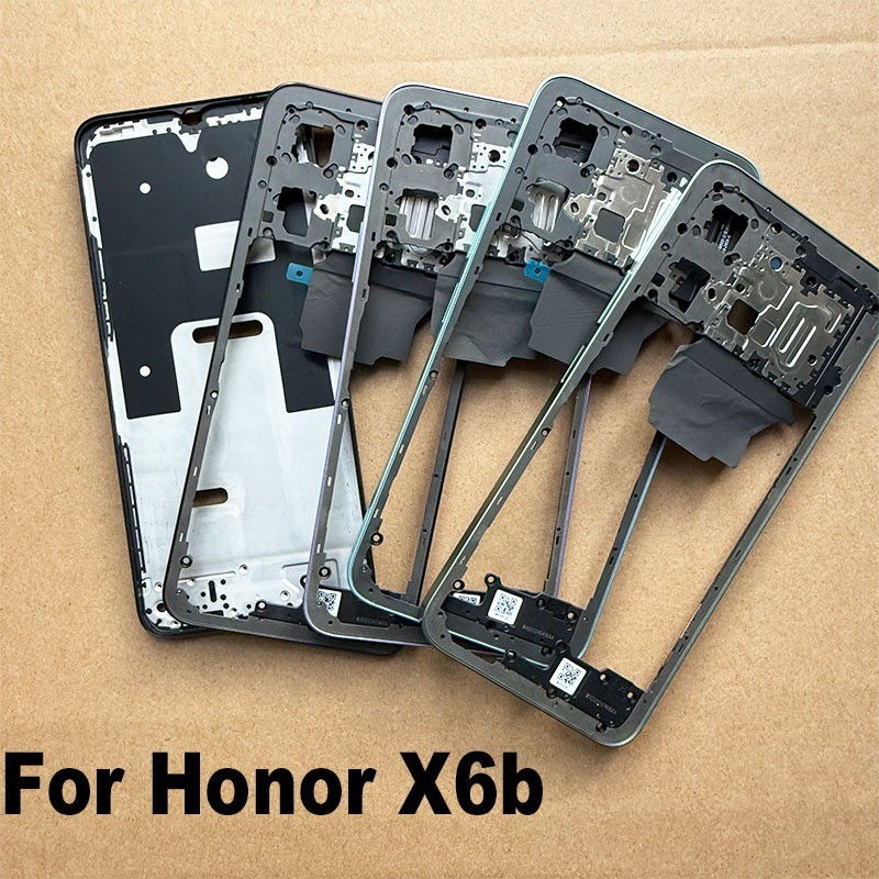 สําหรับ Huawei Honor X6b ด้านหน้าแผ่น LCD ที่อยู่อาศัยกรอบกลางเปลี่ยน JDY-LX1 JDY-LX2