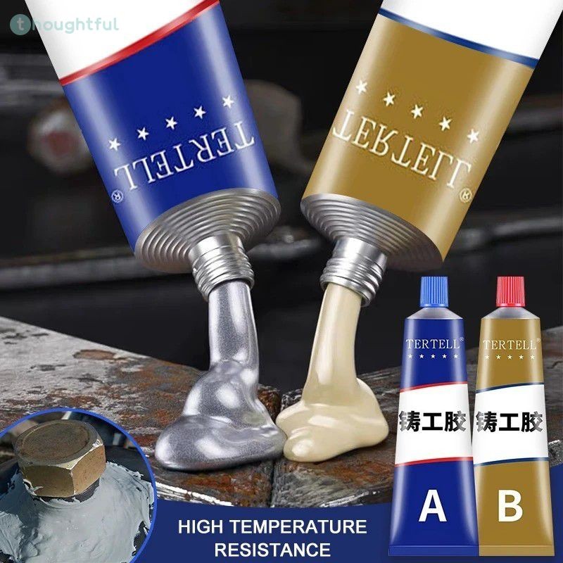 กาวซ่อมแซมโลหะ A+b กาวซุปเปอร์กลู เหล็ก เหล็กกล้า หม้อน้ำรถยนต์ รอยรั่ว ถังน้ำ อุดรอยเชื่อม กาว 20/70/100g TH