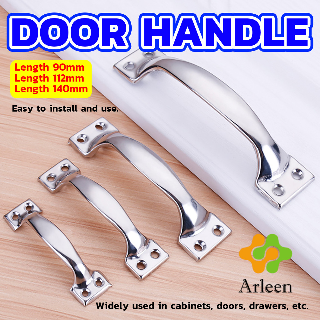 Arleen มือจับประตูสแตนเลส มือจับประตูบ้าน ที่จับตู้ อุปกรณ์ฮาร์ดแวร์ Door Handle