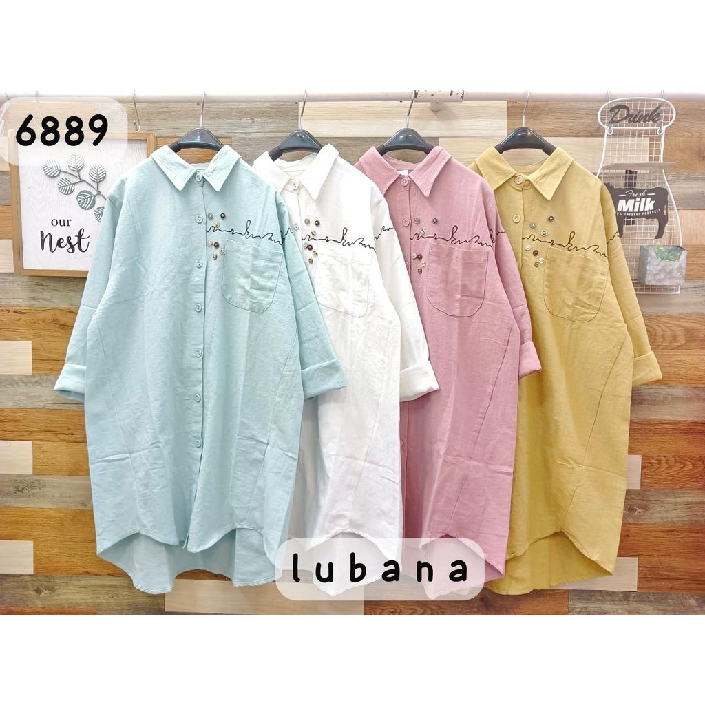 Lubana RG 6889 StarFlow 110 เสื้อเชิ้ตผู้หญิงผ้าลินิน
