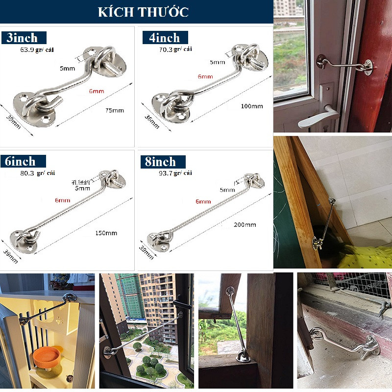 GARIN ตัวล็อคสแตนเลส SWIPE, WINDOW SWIPE WINDS