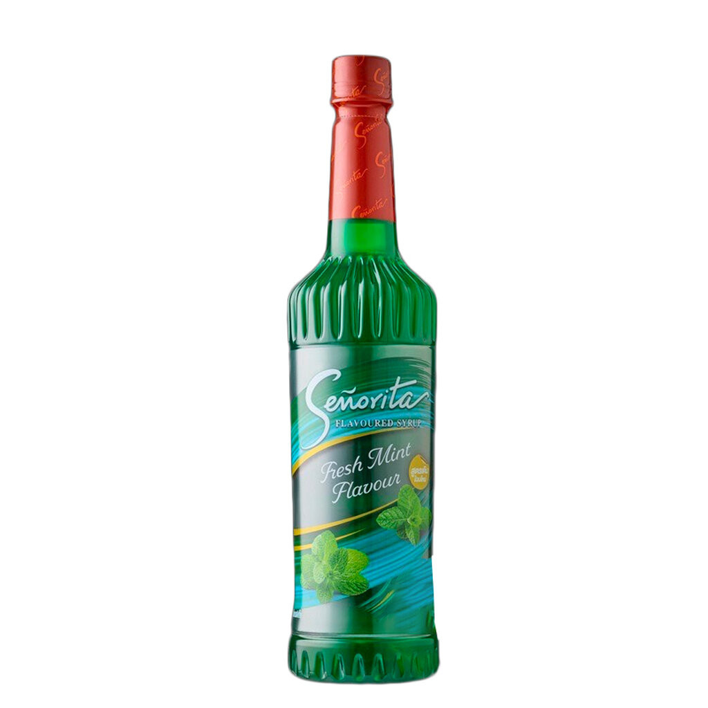 ไซรัปกลิ่นเฟรชมินท์ Fresh Mint Syrup ตรา Senorita by Mitr Phol ขนาด 750 ml. (05-7230)