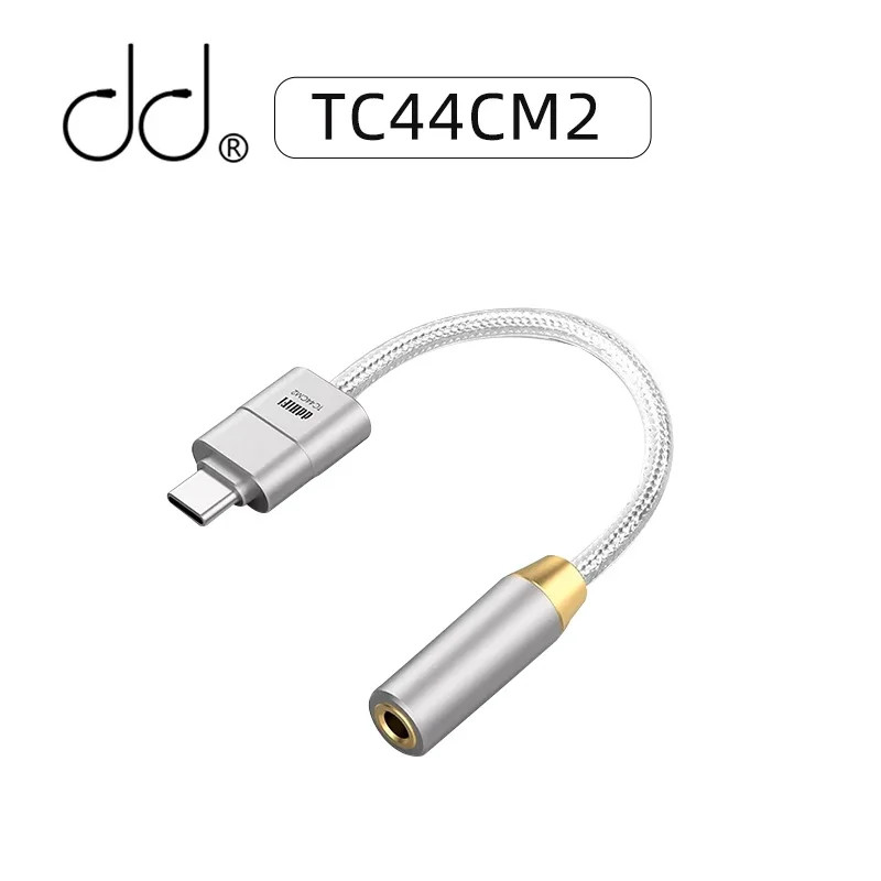 Dd ddHiFi TC44C M2 USB-C ถึง 4.4 มม.Hifi High-Fidelity Lossless ถอดรหัสอะแดปเตอร์สายสัญญาณเสียงสําหร