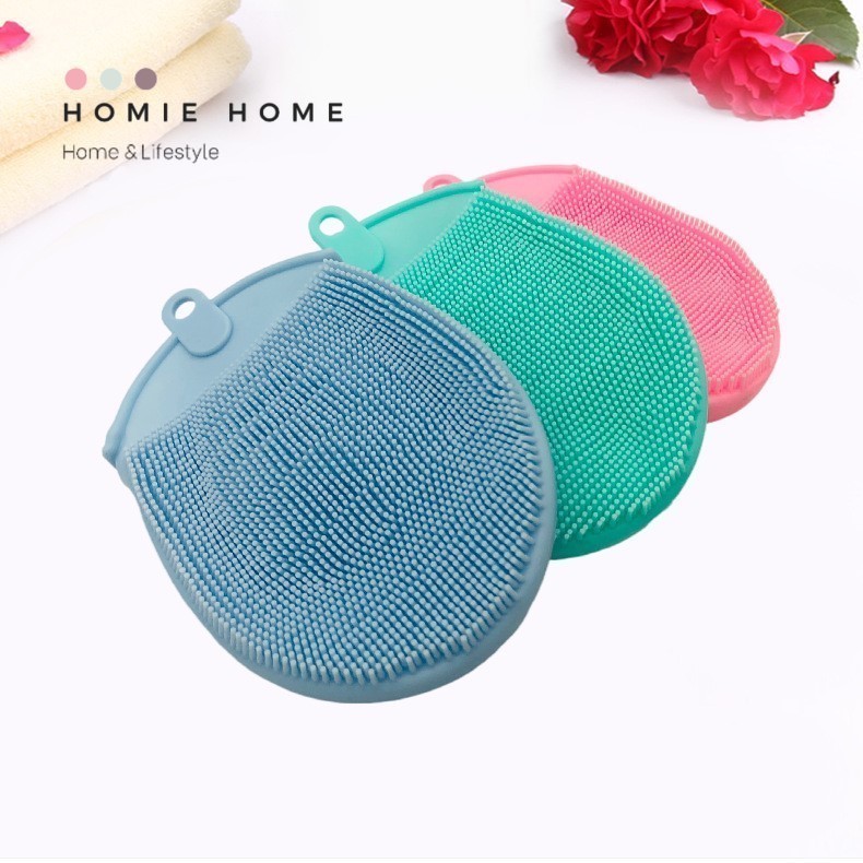 HH-1256 ถุงมือขัดตัว เนื้อนิ่ม ละเอียด สำหรับผิวบอบบาง ทำความสะอาดล้ำลึก