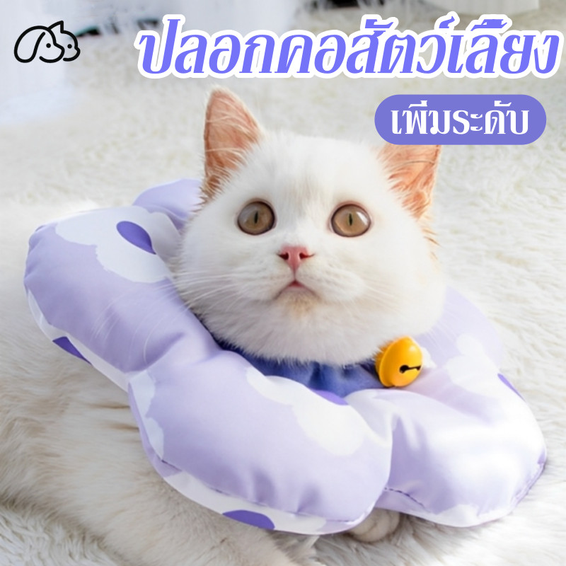 เพิ่มระดับ ปลอกคอสัตว์เลี้ยง ปลอกคอกันเลีย ดอกไม้ มีรูปร่างที่แตกต่างกัน คอลล่าแมว คอลล่าสุนัข