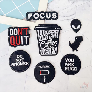 ☸ เกม. แผ่นแปะรีดร้อน Slang Art ตลก ☸ 1 ชิ้น DIY เย็บบนเหล็กบนป้ายแพทช์