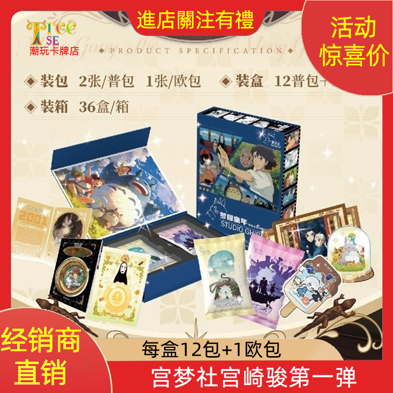 Hayao Miyazaki Hayao Miyazaki การ์ด Dream Back ในวัยเด็ก Hayao Miyazaki Spirited Away การ์ดคอลเลกชัน