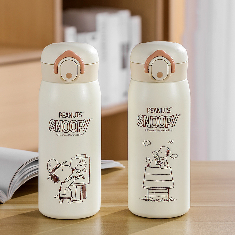 Snoopy Snoopy Thermos Cup Male Female Student Trend ins316 Stainless Steel Thermos Cup Couple Style 